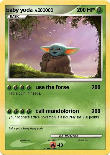 Pokemon baby yoda