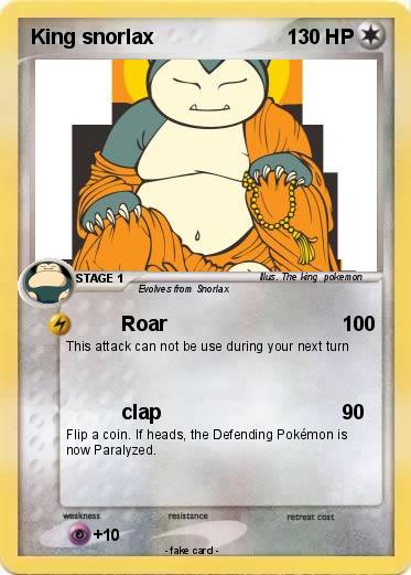Pokemon King snorlax