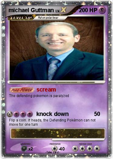 Pokemon michael Guttman