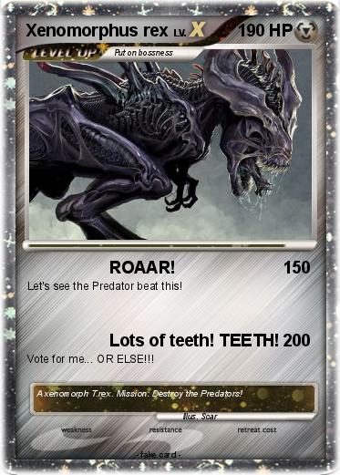 Pokemon Xenomorphus rex