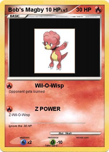 Pokemon Bob's Magby 10 HP