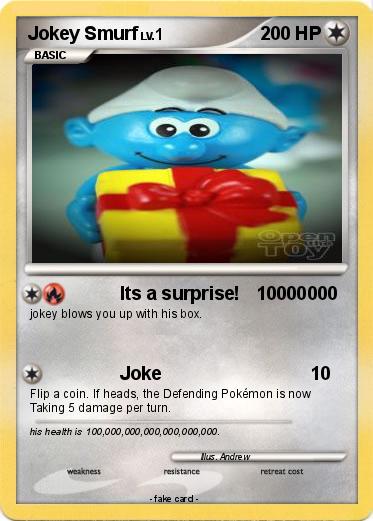Pokemon Jokey Smurf