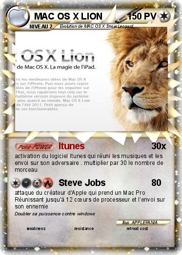 Pokemon MAC OS X LION