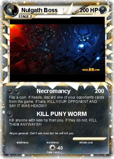 Pokemon Nulgath Boss