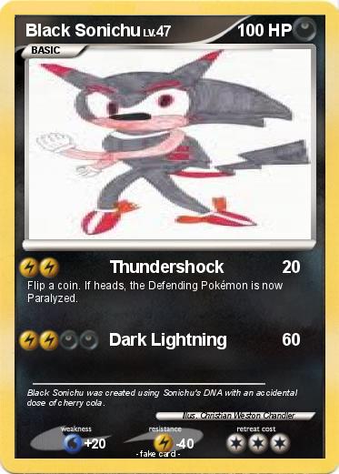 Pokemon Black Sonichu
