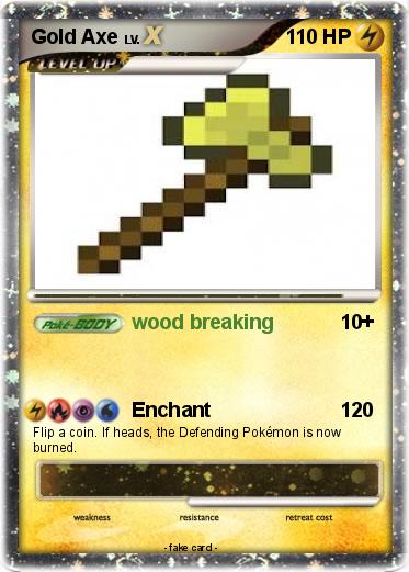 Pokemon Gold Axe