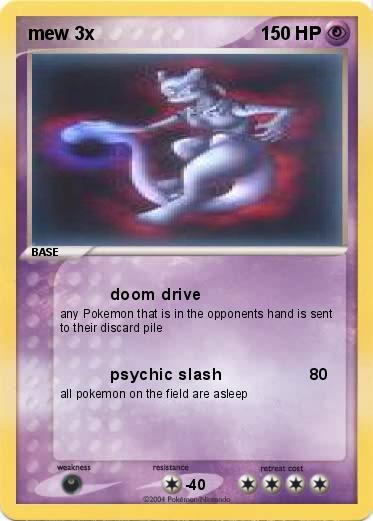 Pokemon mew 3x 