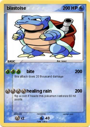 Pokemon blastoise