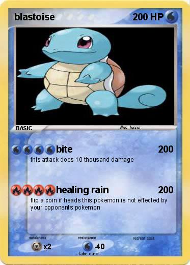 Pokemon blastoise