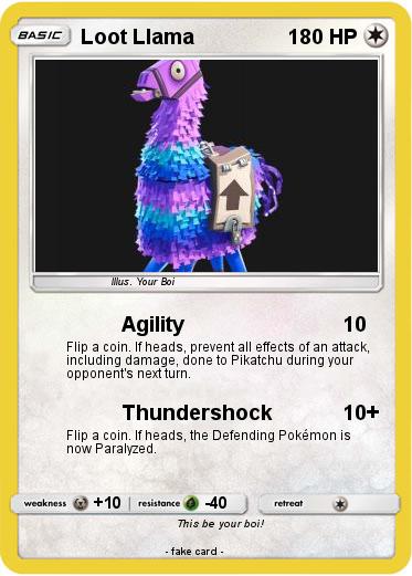 Pokemon Loot Llama