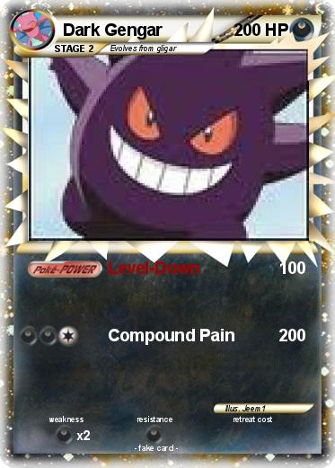 Pokemon Dark Gengar