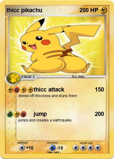 Pokemon thicc pikachu