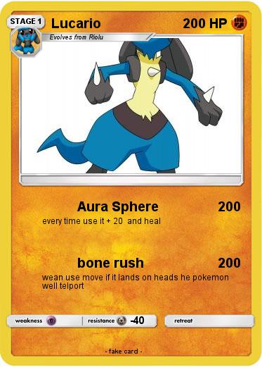 Pokemon Lucario