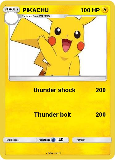Pokemon PIKACHU