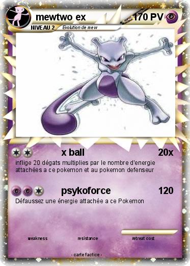 Pokemon mewtwo ex
