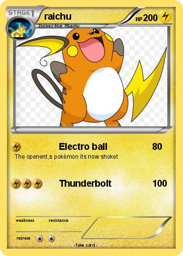 Pokemon raichu