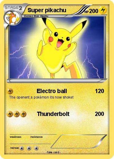 Pokemon Super pikachu