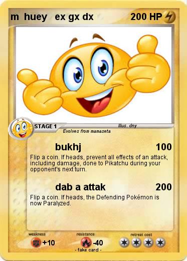 Pokemon m  huey   ex gx dx