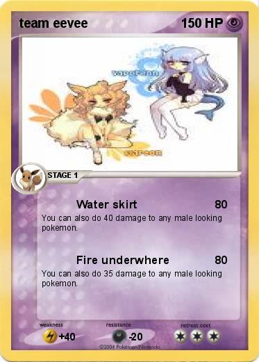 Pokemon team eevee