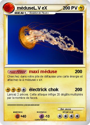 Pokemon méduseL.V eX