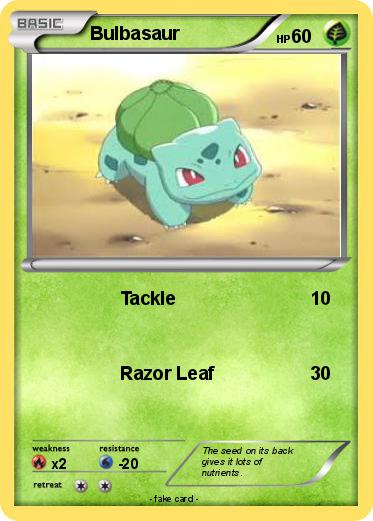 Pokemon Bulbasaur