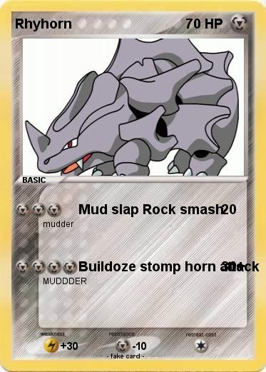Pokemon Rhyhorn