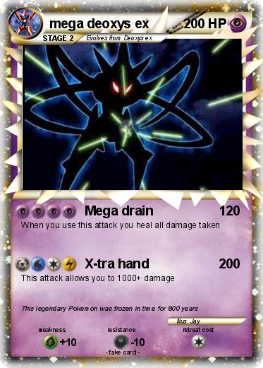Pokemon mega deoxys ex