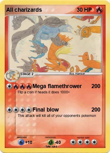 Pokemon All charizards
