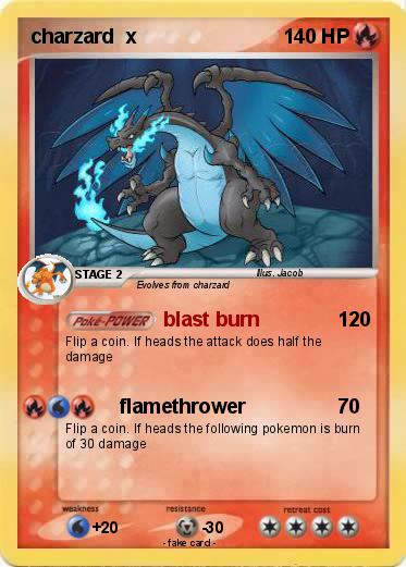 Pokemon charzard  x