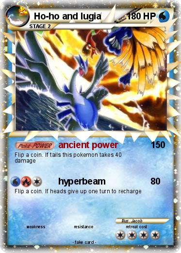 Pokemon Ho-ho and lugia