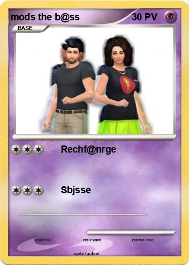 Pokemon mods the b@ss