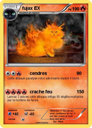 Pokemon fujax EX