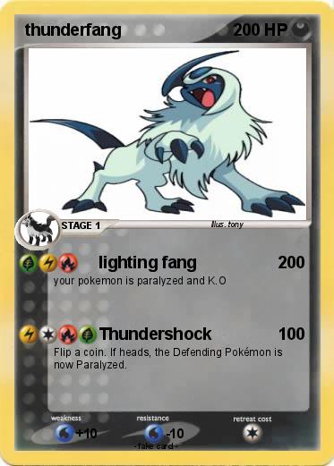 Pokemon thunderfang