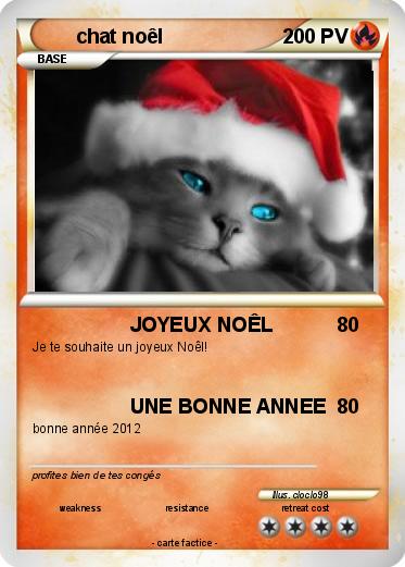 Pokemon chat noêl