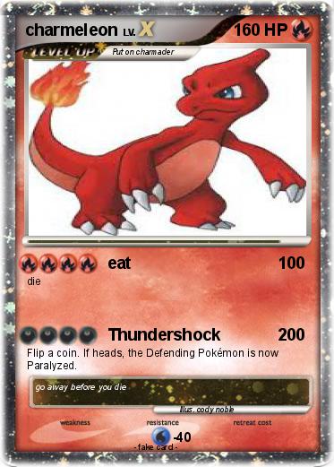 Pokemon charmeleon