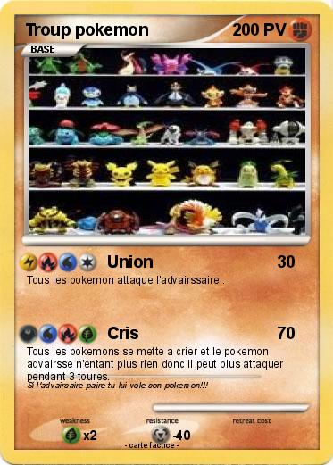 Pokemon Troup pokemon