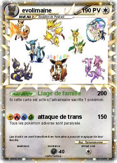 Pokemon evolimaine