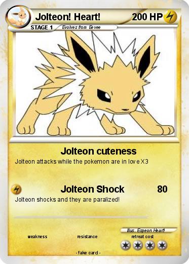 Pokemon Jolteon! Heart!