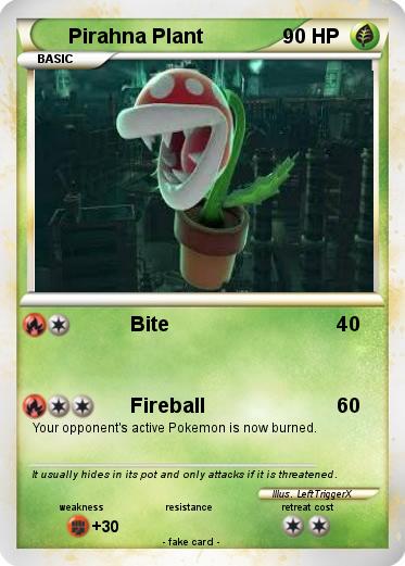 Pokemon Pirahna Plant