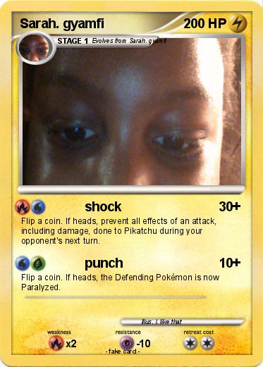 Pokemon Sarah. gyamfi