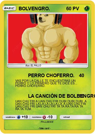 Pokemon BOLVENGRO.