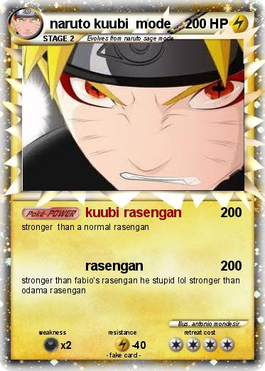Pokemon naruto kuubi  mode