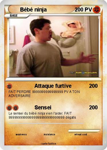 Pokemon Bébé ninja