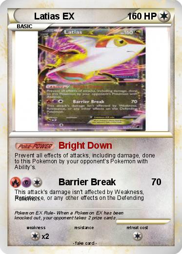 Pokemon Latias EX