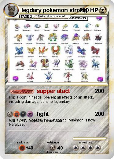 Pokemon legdary pokemon strong