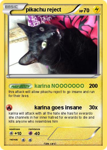 Pokemon pikachu reject