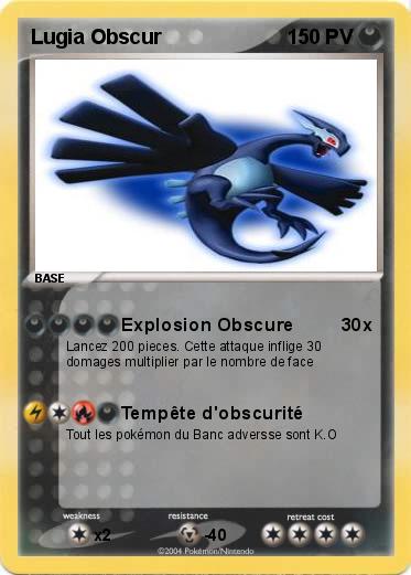 Pokemon Lugia Obscur