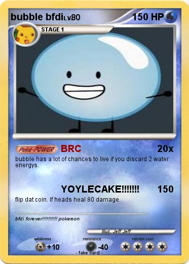 Pokemon bubble bfdi