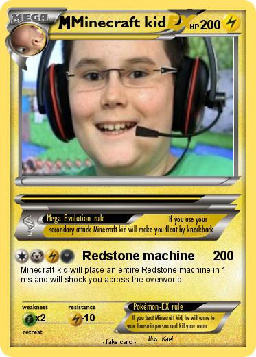 Pokemon Minecraft kid