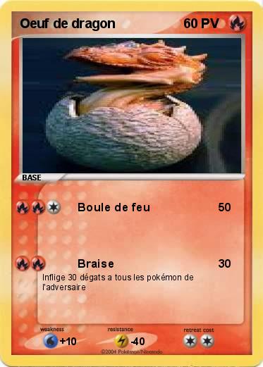 Pokemon Oeuf de dragon